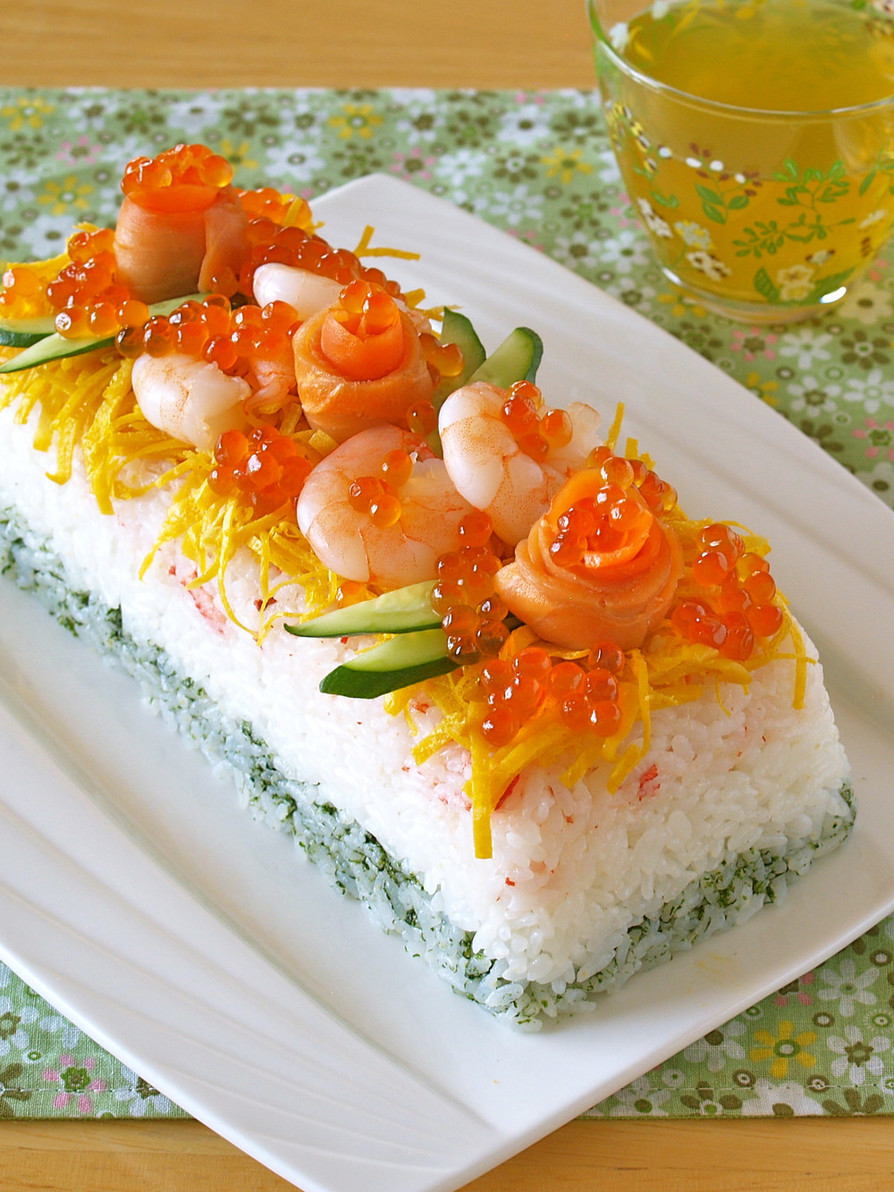 寿司ケーキの画像