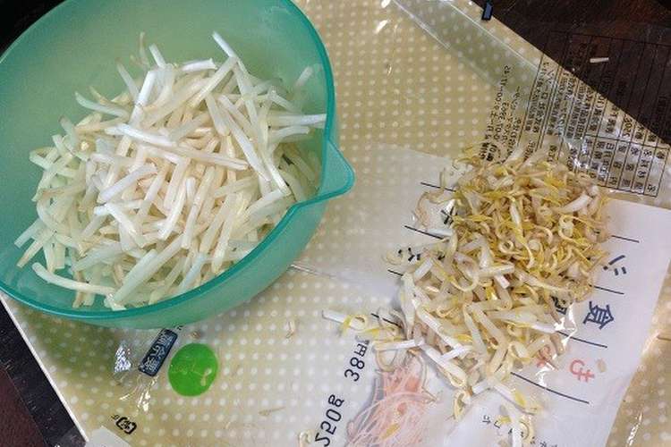 インフラ もやしのひげ根を取る レシピ 作り方 By マッチ擦るつかのま クックパッド