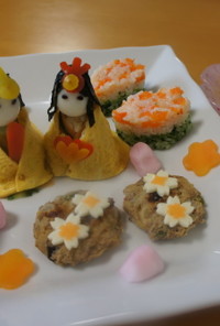 ひし餅パンケーキ　雛祭り　離乳食～幼児食