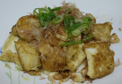 豆腐のバター醤油炒めの写真