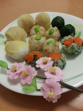 お刺身なしで簡単☆ひな祭りに手まり寿司