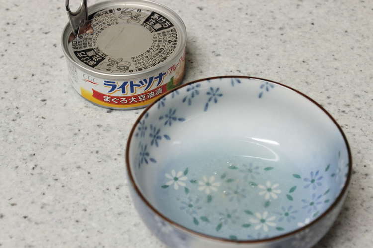 簡単 ツナ缶の油切り レシピ 作り方 By さはまる クックパッド