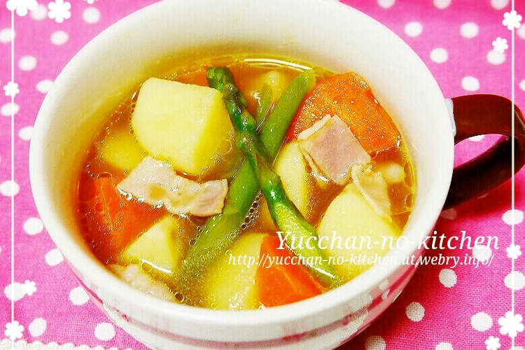 バター醤油 じゃがいもの簡単おかずスープ レシピ 作り方 By ゆっちゃん クックパッド 簡単おいしいみんなのレシピが352万品