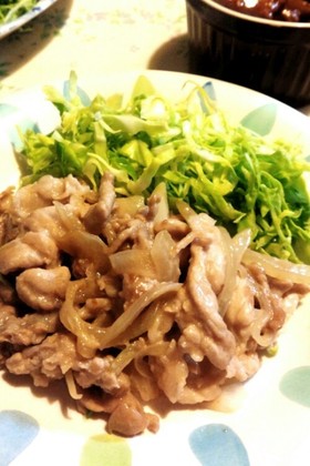ご飯がすすむ♪ 豚コマのマヨ醤油炒め