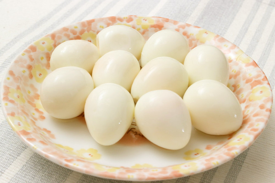 ☆簡単☆　うずらの卵のきれいなむき方の画像