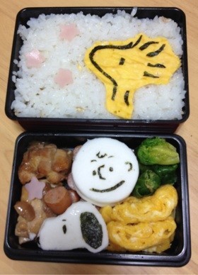 簡単キャラ弁☆チーズはんぺんでチャーリー