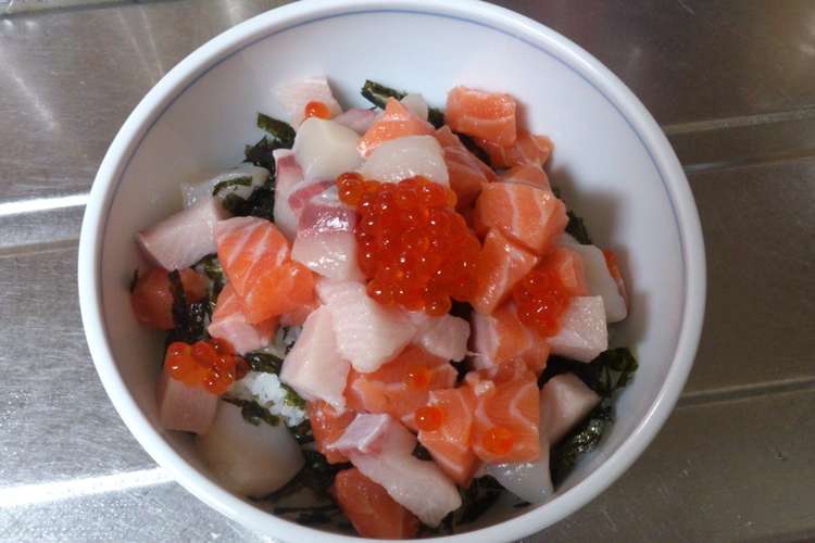 レンジで１分 材料３つ 海鮮丼のたれ レシピ 作り方 By Ceskepivo クックパッド 簡単おいしいみんなのレシピが352万品