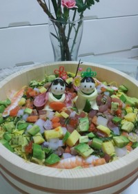 ☆簡単海鮮ちらし寿司☆お雛祭りに♪