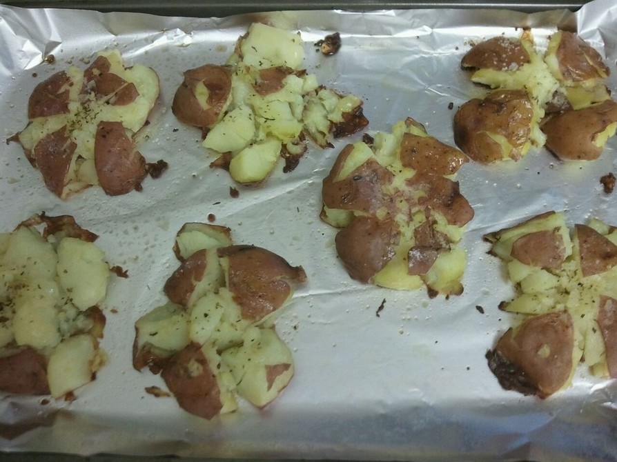 自家製スマッシュポテトのレシピ