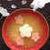 ごま豆腐と花麩で❀桜の季節のお味噌汁