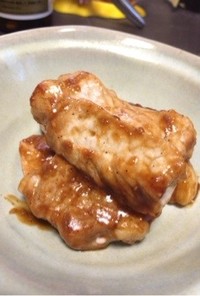 【糖質制限】豚肉のわさび醤油焼き
