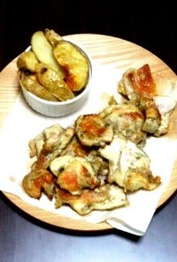 オーブンで☆鶏の唐揚げ～青海苔マヨ味～