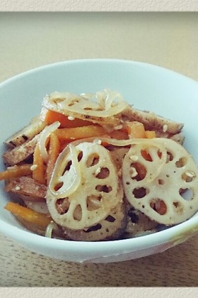 大好きおかず*きんぴら蓮根