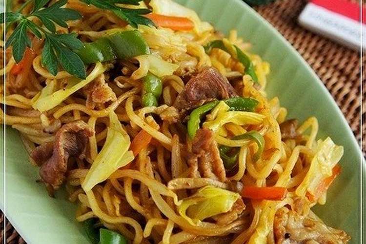 スパイシー シンガポール風カレー焼きそば レシピ 作り方 By らるむ クックパッド 簡単おいしいみんなのレシピが352万品