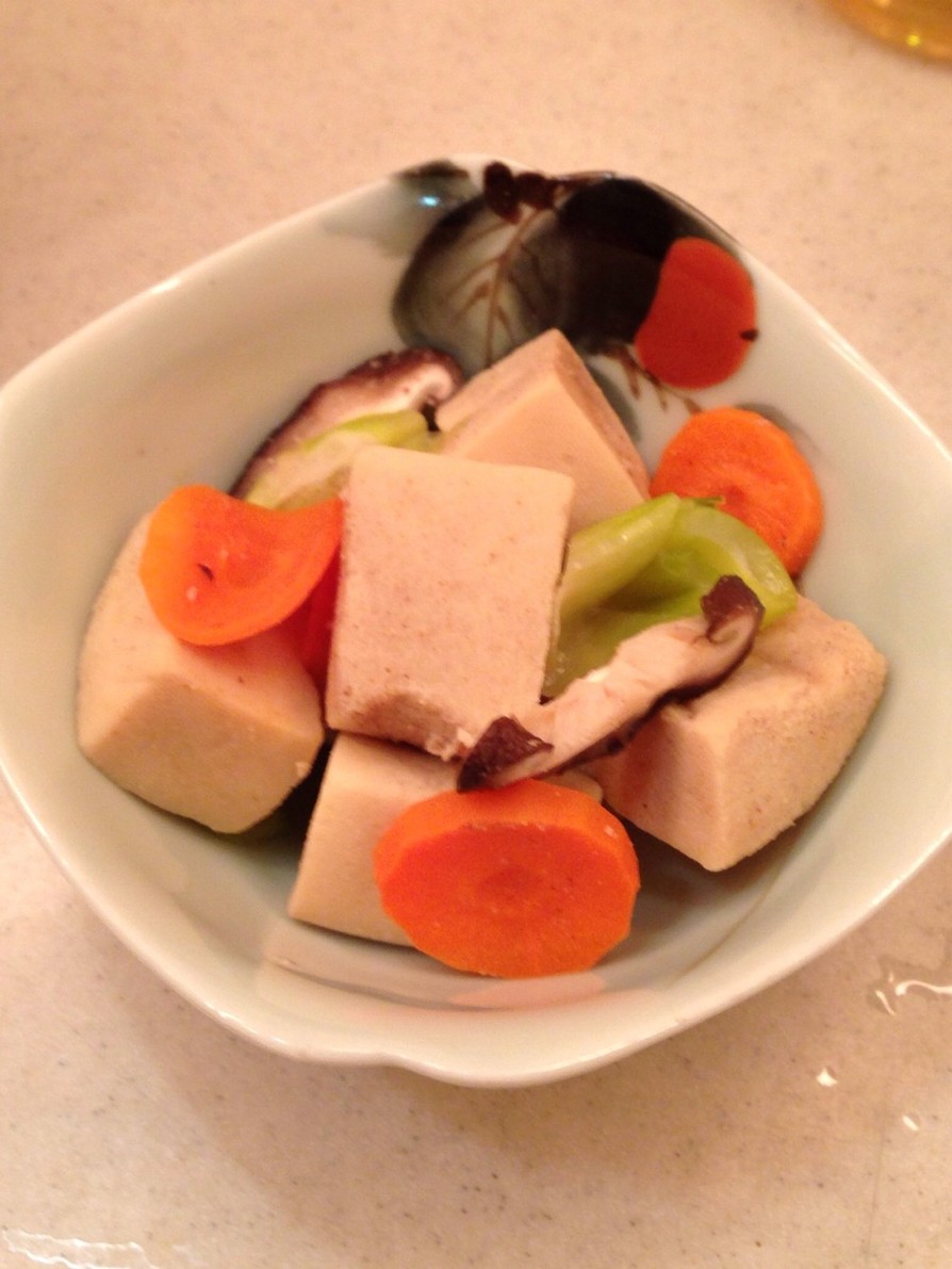 超簡単☆小さい高野豆腐の煮物の画像