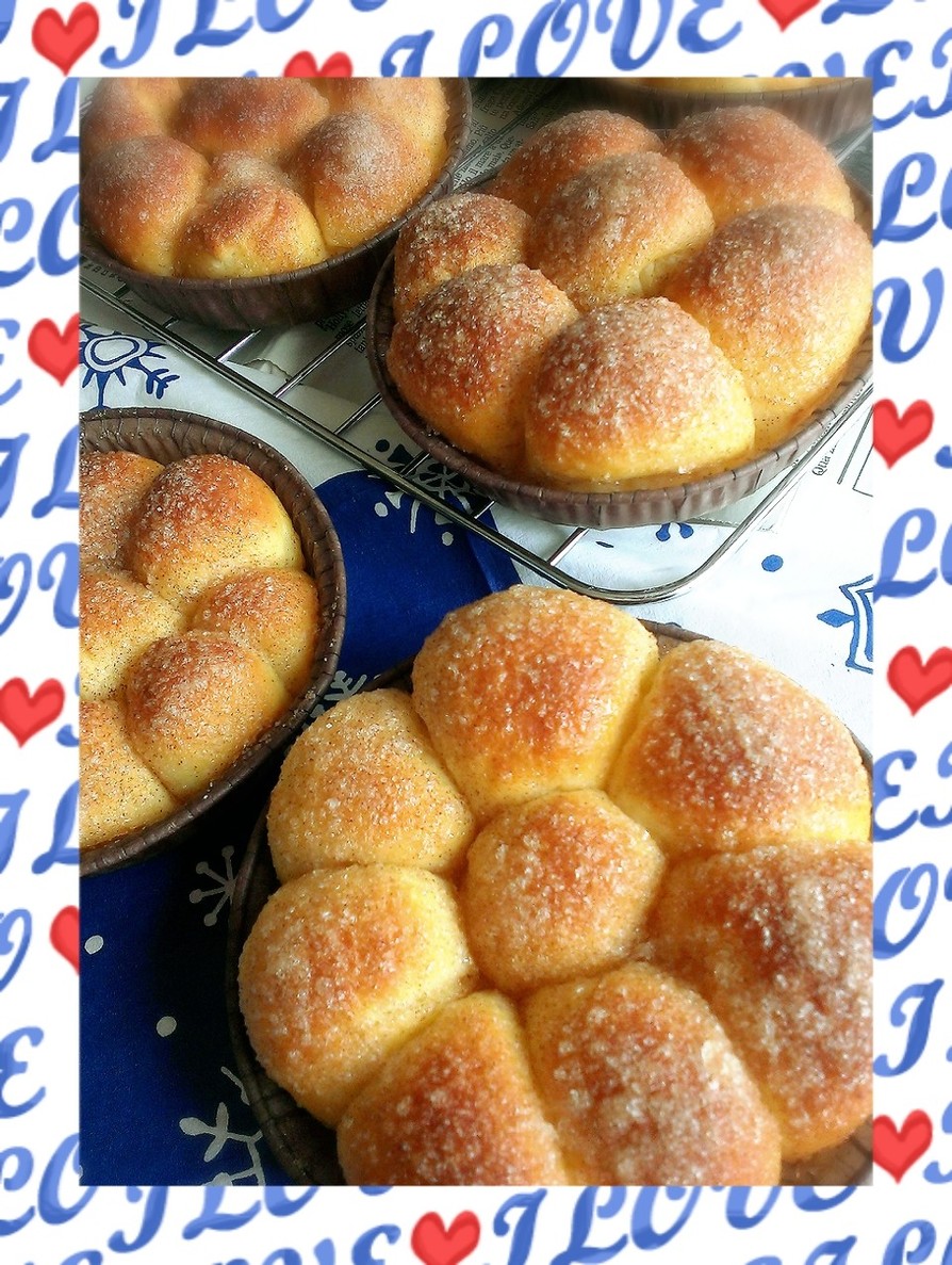 自家製モンキーブレッドのレシピ