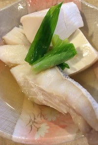お鍋一つde簡単☆真鱈と湯豆腐の鍋仕立て