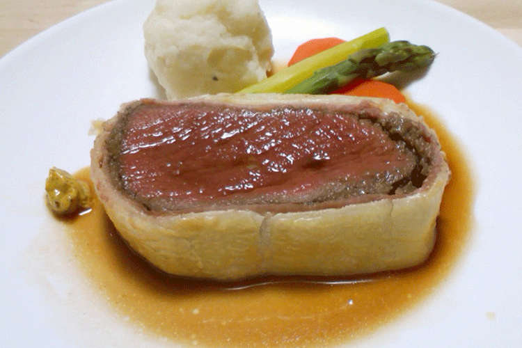 牛フィレ肉のパイ包み ビーフウェリントン レシピ 作り方 By ぽこたま クックパッド