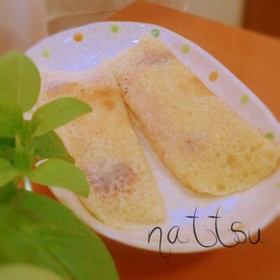 朝に速攻☆ カリッモチッのブリトー生地