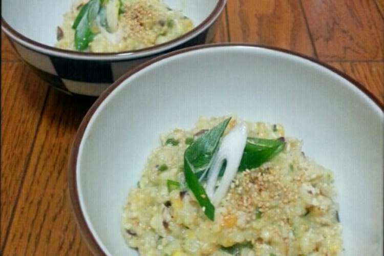 韓国のお粥 野菜のお粥 야채 죽 レシピ 作り方 By みお太郎 クックパッド 簡単おいしいみんなのレシピが361万品