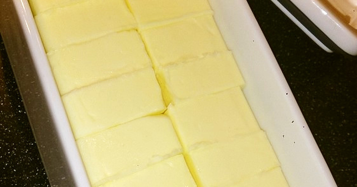 バター大さじ１の切り方 レシピ 作り方 By Tjacinto クックパッド 簡単おいしいみんなのレシピが360万品