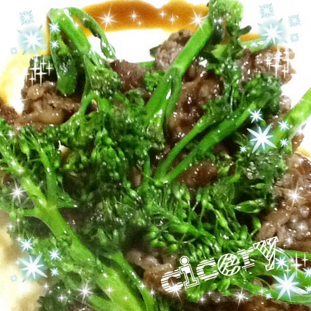 牛肉とブロッコリー炒め 万能中華タレ25の画像