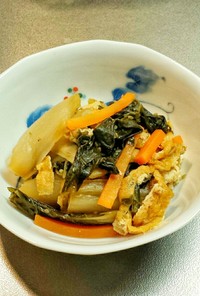 我が家の煮菜(新潟の郷土料理)