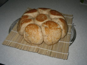 炊飯器で全粒粉パン