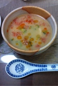おからの中華風スープ