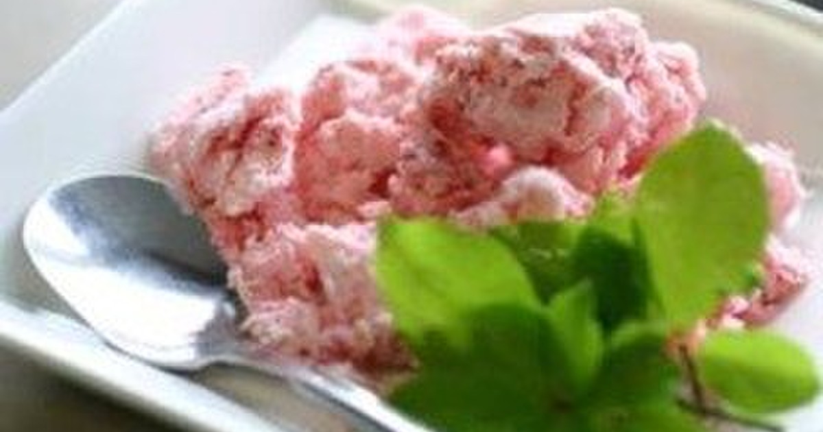 最高に美味しい 苺のアイスクリーム レシピ 作り方 By うさきっちん クックパッド