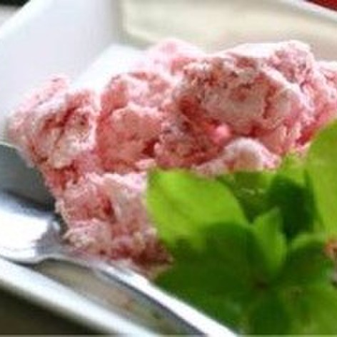 最高に美味しい☆苺のアイスクリーム