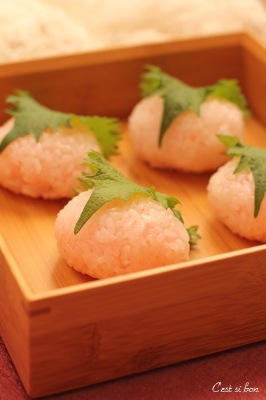 ひな祭りに♪桜餅のお寿司