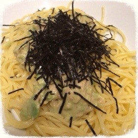 簡単*時短アボカド&ツナパスタ