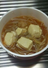♡豆腐ともやしのｷﾑﾁｽｰﾌﾟ♡