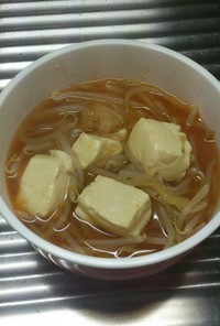 ♡豆腐ともやしのｷﾑﾁｽｰﾌﾟ♡