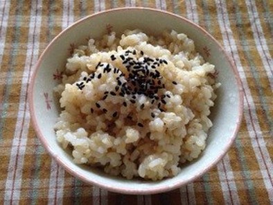 簡単！無水鍋の玄米ご飯の写真