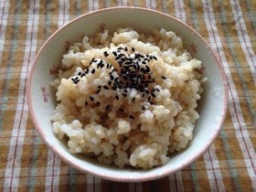 簡単！無水鍋の玄米ご飯の画像