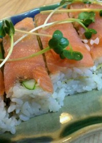 即・食べ、押し寿司「サーモンの押し寿司」
