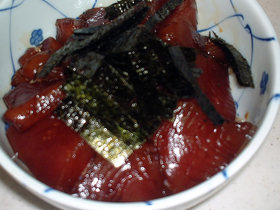 マグロのづけ丼