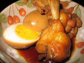 手羽元のうまうま煮(煮たまごと一緒に!)