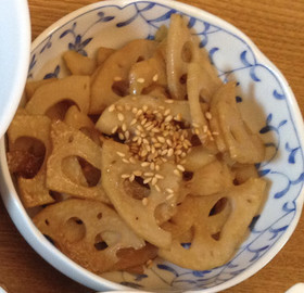 麺つゆで簡単♡れんこんきんぴら