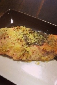 カロリーオフ☆鮭のオリーブオイル焼き