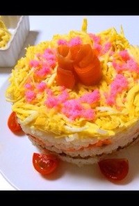 ひな祭り♡ちらし寿司ケーキ♡