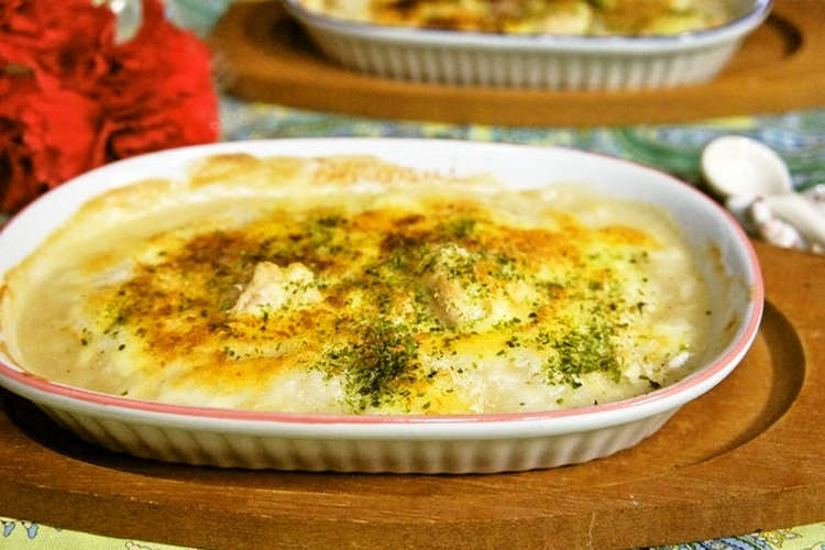 シチューのリメイク トースターdeドリア レシピ 作り方 By Happyママ クックパッド 簡単おいしいみんなのレシピが350万品