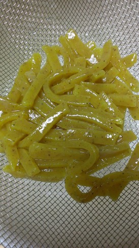 離乳食 米粉うどん☆かぼちゃと煮干し入り