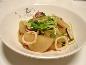 いか大根とかいわれの煮物☆