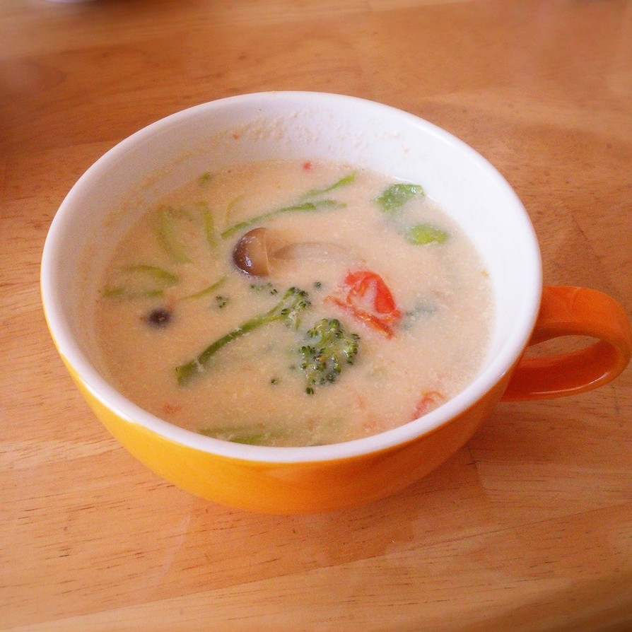 ミルク味噌スープの画像