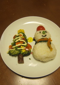 ☆クリスマス☆野菜たっぷりのデコ幼児食