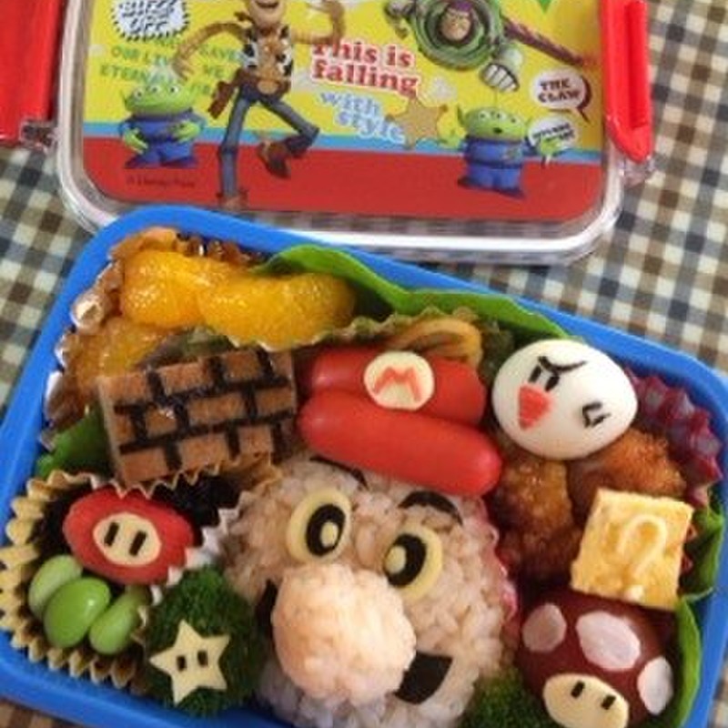 Apictnyohlinx いろいろ マリオ キャラ弁 型紙 マリオ キャラ弁 型紙