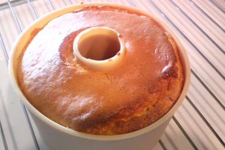たっぷりバニラビーンズのシフォンケーキ レシピ 作り方 By なかじらぶりー クックパッド